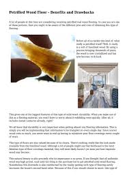 That may mean a wood island or big hutch piece. Petrified Wood Floor Benefits And Drawbacks By Brandlifestyleinc Issuu