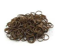 Brown Color 600 PCS DIY Refills Rubber Bands with Free 25 PCS S or C Clips  Fits Any Rainbow Bracelet Loom by RY