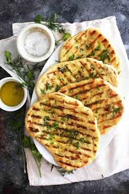 Easy Grilled Flatbread Put Tomato Leather In With Water Used Beurre Noisette For Part Of Oil Made Two Large Flatbre Grilled Flatbread Homemade Flatbread Food