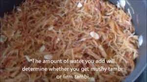 How To Make Tambi Za Kukaanga Youtube