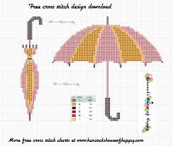 Why i thought that i would be able to make it in time having only completed 1 other cross stitch pattern is. Hancock S House Of Happy Short And Sweet Week Cute Little Umbrella Cross Stitch Pattern Free To Download