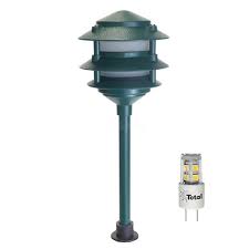 Check spelling or type a new query. Led Outdoor Landscape Lighting Green 3 Tier Pagoda Path Light Warm White Low Voltage