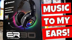 With the rush er30, sharkoon now presents another highlight in the rush er series. Best Rgb Gaming Headset Under 40 Sharkoon Rush Er30 Rgb Youtube