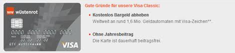 Zum angebot gehören eine visa card classic, gold und premium. Wustenrot Kreditkarte Test 2021 Visa Erfahrungen Bewertung