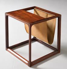 Revistero Aksel Kjersgaard Rosewood And Leather Side Table C1960 Leather Side Table Interior Furniture Furniture Inspiration