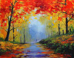 Fall Stroll Painting by Graham Gercken - Fine Art America