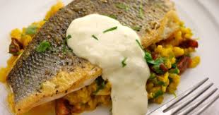 Sea Bass With Chorizo Risotto Recipe Risotto Recipes Fine Dining Recipes Recipes