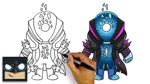 Drawing the fortnite character the hybrid with a step by step tutorial on how to draw it and colour it on the users choice and in this video we chose. To Draw Infinity Skin Fortnite Youtube