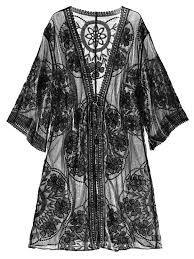Black And White Kimono Dress Sheer Lace Tie Front Kimono Cover Up Apricot Black White Black Sheer Kimono Sheer Lace Sheer Kimono