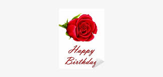 We hope you enjoy this happy birthday flower images with cake image pictures photos and images for facebook tumblr pinterest and twitter. Birthday Card With A Single Red Rose Sticker Pixers Birthday Flowers Single Red Roses Transparent Png 400x400 Free Download On Nicepng