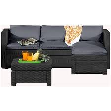 For smaller patios areas and balconies, metal garden furniture is a great choice to decorate your outside space. Argos Outdoor Corner Sofa Set Off 71