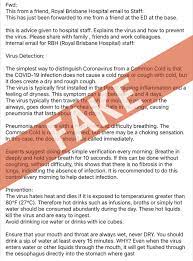 Start writing better emails that make people take notice. Fake Email Covid 19 Metro North Health