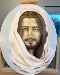 My latest oil painting of my idol and savior Jesus Christ ❤️ It was an  honor to have my best friend and a great master artist Mr. Reni Stephan in  my studio