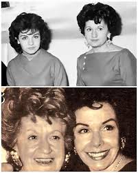 Annette Funicello and her mother in 1960