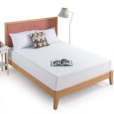 At six inches narrower and five inches shorter than a queen, full size mattresses are typically too small for couples, but can comfortably fit. Zinus 10 Inch Gel Infused Green Tea Memory Foam Mattress Cooling Gel Foam Pressure Relieving Certipur Us Certified Bed In A Box Queen Walmart Com Walmart Com