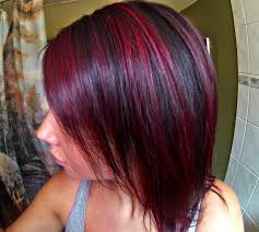 My last permanent colour was mid december with loads of bleached copper highlights; Red Hair With Blonde Highlights Underneath Purple Light Brown Hair With Red Purple Hair Highlights Blonde Hair With Highlights Burgundy Hair With Highlights