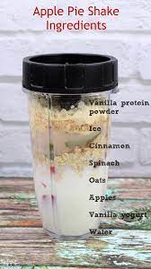 Looking For A Healthy Protein Shake For Breakfast Or A Snack Try This Insanely Good Appl Healthy Protein Shakes Protein Shake Recipes Breakfast Shakes Protein