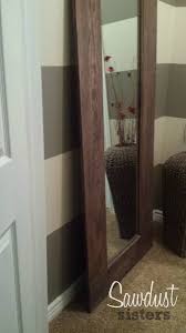 See more ideas about mirror, stand up mirror, standing mirror. Diy Floor Length Mirror Frame Tutorial Sawdust Sisters