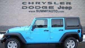 Explore jeep wrangler color options with san diego cdjr. 2017 Jeep Wrangler Unlimited 4 Door 4x4 Chief Blue Clearcoat Color Walk Around Review Sold 7j150 Youtube