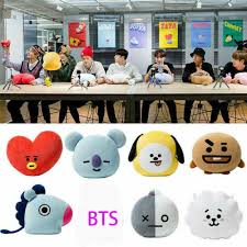 Cute shooky is bts suga persona. Buy Bts Bt21 Tata Shooky Rj Plush Toy Suga Cooky Pillow Doll Sofa Cushion Doll T Online In India 293134491899