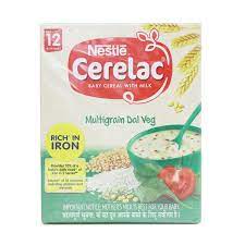 Buy Nestle Cerelac Multi Grain Dal Veg Stage 4 12 Months 300 Gm Online At Best Price Baby And Infant Supplements