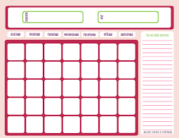 Monthly Calendar Behavior Chart Printable Blank Calendar