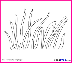 Toonpeps Free Printable Grass Coloring Pages For Kids