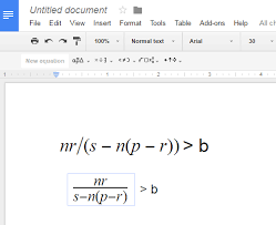 Increase Fraction Size In Google Docs Equation Web Applications Stack Exchange