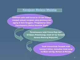 Kesultanan melayu melaka (كسلطانن ملايو ملاك) diasaskan oleh seorang putera srivijaya beragama hindu yang berasal dari palembang iaitu parameswara di antara tahun 1400 hingga tahun 1403. Kuliah 1 Sejarah Awal Negara Datin Dr Sarvinder Kaur Ppt Download