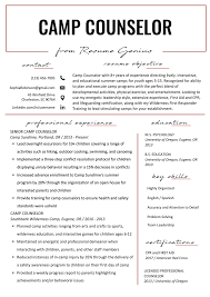 Camp Counselor Resume In 2020 Camp Counselor Job Description Counselor Job Description Summer Camp Counselor