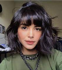 Pin By Nar On Cabelos Short Hair Fringe Shot Hair Styles Short Hair With Bangs