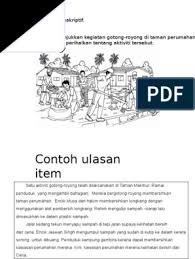 Inilah pembahasan selengkapnya mengenai contoh laporan aktiviti gotong royong di sekolah. Ulasan Gotong Royong
