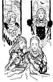 Jeyne Poole And Sansa Stark By Gibilynx On Deviantart Sansa Stark Sansa Game Of Thrones Art