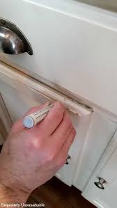 How To Touch Up Chipped Cabinets With A Paint Pen Painting Kitchen Cabinets White Kitchen Cabinets Paint Cabinets White