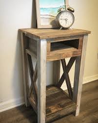 Farmhouse Nightstand Sidetable Telephone Stand Table Reclaimed Etsy Farmhouse Nightstand Bedroom Night Stands Table Storage