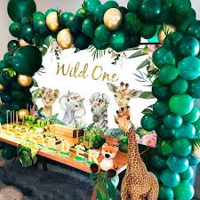 For your safari theme balloon decoration, you have come to the right spot. 106 Pcs Jungle Safari Theme Party Decorations Birthday Decor Party Decorations Partyneeds Balloons Shopee Philippines