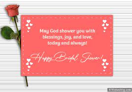 The bridal shower is one of the most important and joyous occasions of any girl's life. 80 Bridal Shower Wishes And Messages Wishesmsg