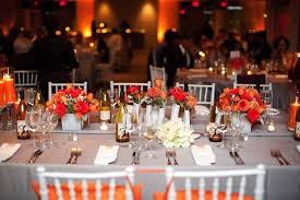 Grey And Orange Modern Wedding In Washington Dc Bridal Musings Orange Grey Wedding Wedding Modern Orange Wedding