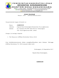 Salah satu contoh surat kuasa yang serin ditemui adalah surat kuasa pengambilan uang. Contoh Surat Teguran Bpd Kepada Kepala Desa Id Lif Co Id