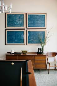 White Walls And Mcm Frame Decor Modern Interior Design Decor Interior Design