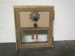 Vintage 1964 Post Office Mailbox Door No 32 International Door P O Box Combination Lock 5 1 2 X 6 1 4 By Maur Office Mailboxes Handmade Etsy Store