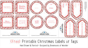 Christmas labels, candy favor labels, holiday labels. Christmas Tags Free Printable Candy Cane Borders