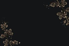 A wallpaper or background (also known as a desktop wallpaper, desktop background, desktop picture or desktop image on computers) is a digital image (photo, drawing etc.) used as a decorative background of a graphical user interface on the screen of a computer, mobile communications device or other electronic device. Download Premium Vector Of Gold Floral Pattern On Black Background Vector Gold Texture Background Floral Border Design Black Backgrounds