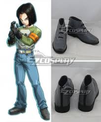 Perfect cell dbz long sleeves skin gear workout gym compression 3d shirt. Dragon Ball Android 17 Grey Cosplay Shoes