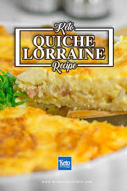 Keto Quiche Recipe Low Carb Lorraine With Crust Easy To Make This Easy Quiche Recipe Is One That We Make Keto Quiche Quiche Recipes Quiche Lorraine Recipe