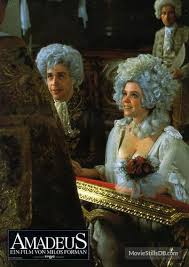 Amadeus Lobby Card With Tom Hulce Elizabeth Berridge Amadeus Movie Director Tom Hulce