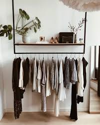 Bedroom closet small closet ideas pinterest. Pin By Ana On Bedroom Inspo Open Closet Ideas Small Space Bedroom Small Closet Space