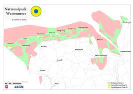 N nationalpark niedersächsisches und hamburgisches wattenmeer nationalparkgrenzen und zonierung nach den nationalparkgesetzen der länder m l k g f e h j d c b a schutzzonen lt. Schutzzonen Seehundstation Norddeich