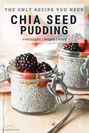 Overnight Chia Seed Pudding Gf And Vegan The Worktop Recipe Overnight Chia Pudding Chia Seed Recipes Pudding Overnight Chia Seed Pudding