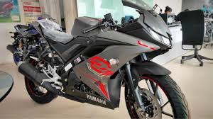 Yamaha r15 v3 dual channel abs version and new black colour option. Yamaha R15 V3 Bs6 Thunder Grey Full Walkaround And First Look Mrd Yamaha Futuristic Motorcycle Yamaha Bikes